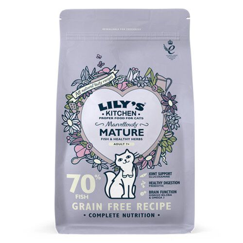 800 g Lily's Kitchen Mature Marvellously ra&ccedil;&atilde;o para gatos, , large Imagem n&uacute;mero 2